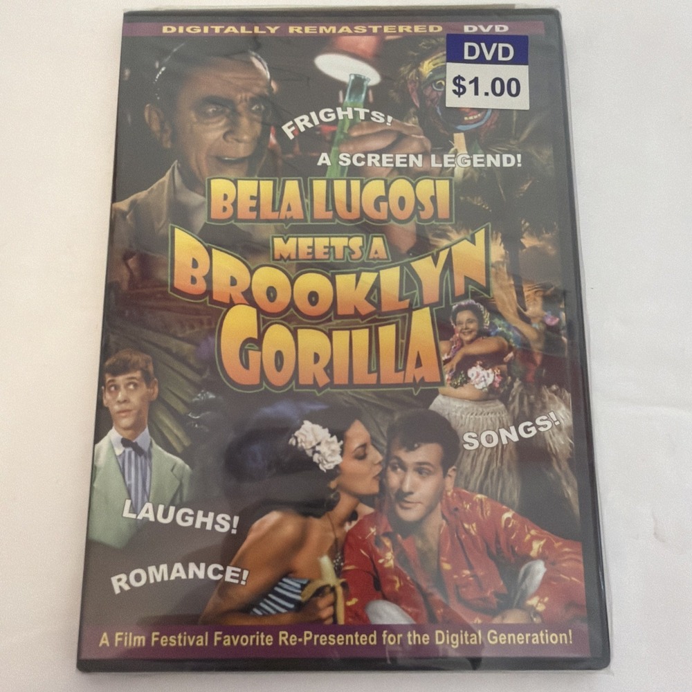 Bela Lugosi Meets a Brooklyn Gorilla DVD Digitally Remastered Cult Classic New - Picture 1 of 4